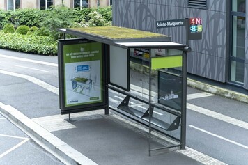 Végétaliser les toits des abris bus